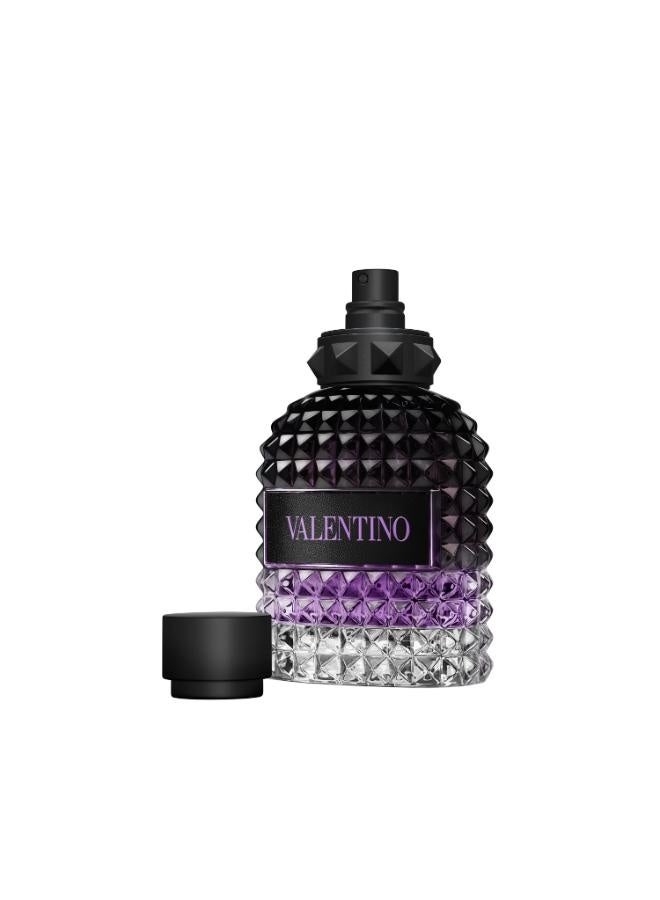 فالنتينو Men's Uomo Born In Roma Purple Melancholia EDT 50ml - Image 4