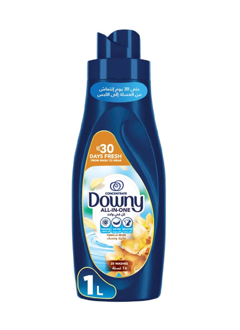 Downy Vanilla & Musk, Fabric Conditioner,Concentrate Softener, With Colour Portection, More Softness and Long Lasting Freshness - Image 1