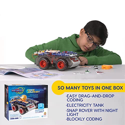 Snap Circuits Code Journey Build Your Circuit Code Your Commands and Drive Bluetooth Controlled STEM Building Toy for Ages 8 to 108 - Image 5