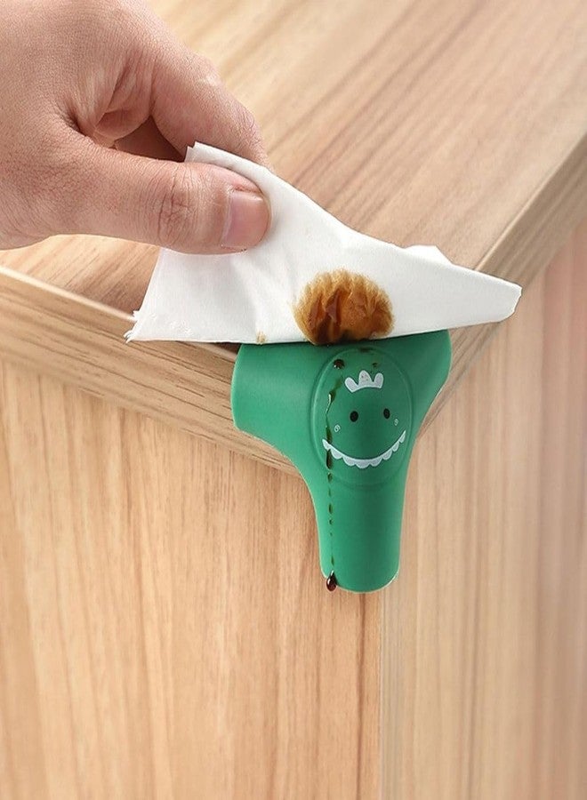 Trifecta واقيات زوايا ترايفيكتا، واقيات سيليكون مقاومة للتآكل، سهلة التركيب لحماية المنزل، أغطية سيليكون لحماية مقابس الطاولة، حماية للزوايا والخزائن (6 قطع، اللون: أسود) - Image 4