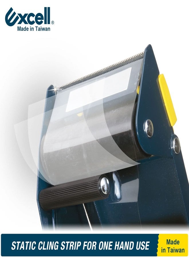 Excell ET-366 3" Wide Handheld Tape Dispenser with Durable Metal Construction, for Packaging, Transportation, Moving and Box Sealing Carton - Image 2