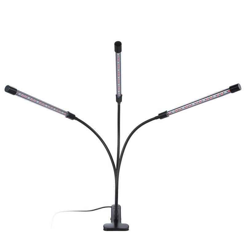 إسكدنيا مصباح LED لنمو النباتات له 3 رؤوس DC بجهد 5 فولت وقدرة 27 وات متعدد الألوان 33.00*4.80*13.00سم - Image 5