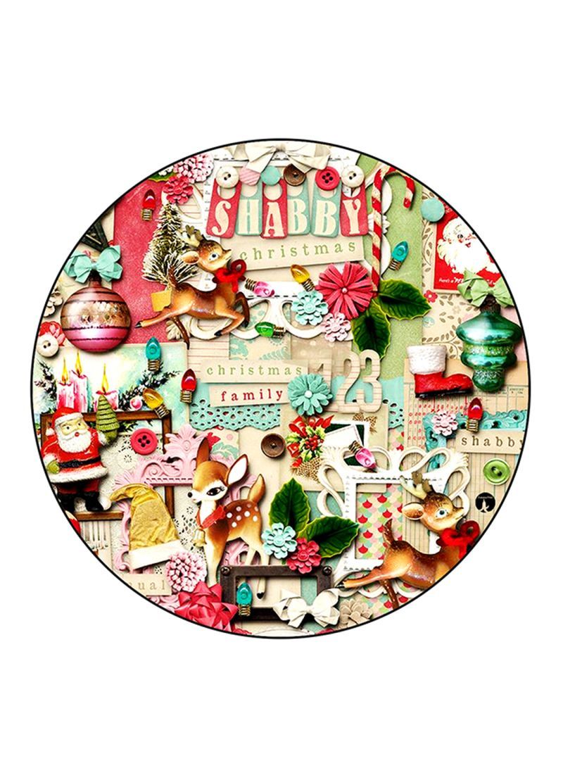 Vintage Art Printed Mouse Pad  Multicolour
