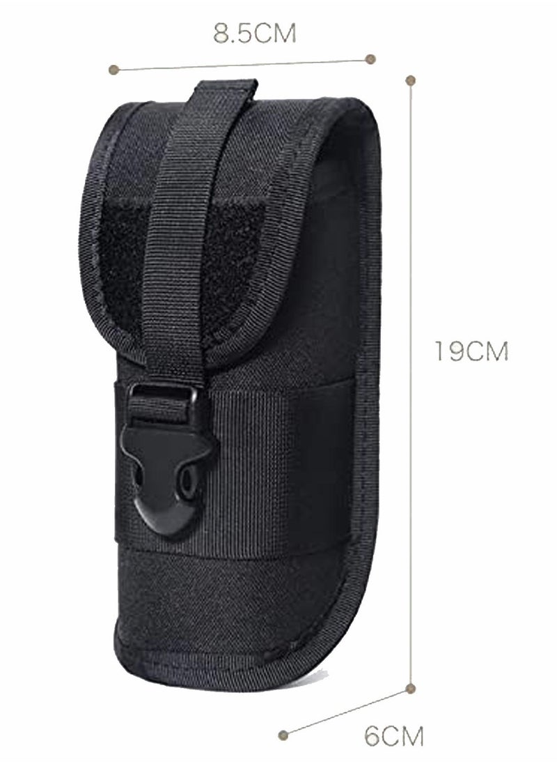 Generic Glasses Pouch Outdoor Durable Tactical Sunglasses Case Portable Style Shockproof Flashlight with Buckle  - Image 5
