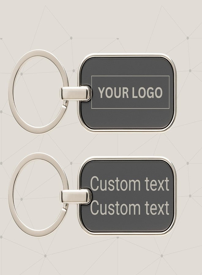 tinydabba Custom Engraved Metal Keychain - Personalized Laser Engraving with Logo or Name, Premium Durable Stainless Steel Key Ring for Corporate Gifts, Promotions & Personal Use - Image 5