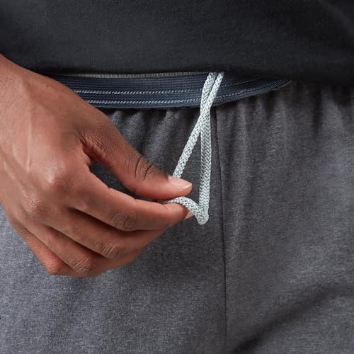 Champion Men's Everyday Open Hem Cotton Pants, 32.5" Inseam, Cotton Knit Pants Left Hip "C" Logo, Open Hem Jersey Pants - Image 4