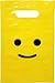 L LIFETIME Smile Yellow Party Favors Bags Super Strong 24 Pack Loot Birthday Emoji Treat Plastic Bag 9 x 6 inch Birthday Gift Bag for Kids Boys and Girls Plastic Gift Bags with Handles - Image 4