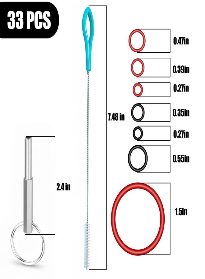 OGNWFUNK O-Ring Gasket Seal & Brew Valve Tool Set – Compatible with Jura Accessories and Krups Replacement Parts, Security Oval Head Key for Coffee Machine Repair, Replacement & Maintenance - Image 2