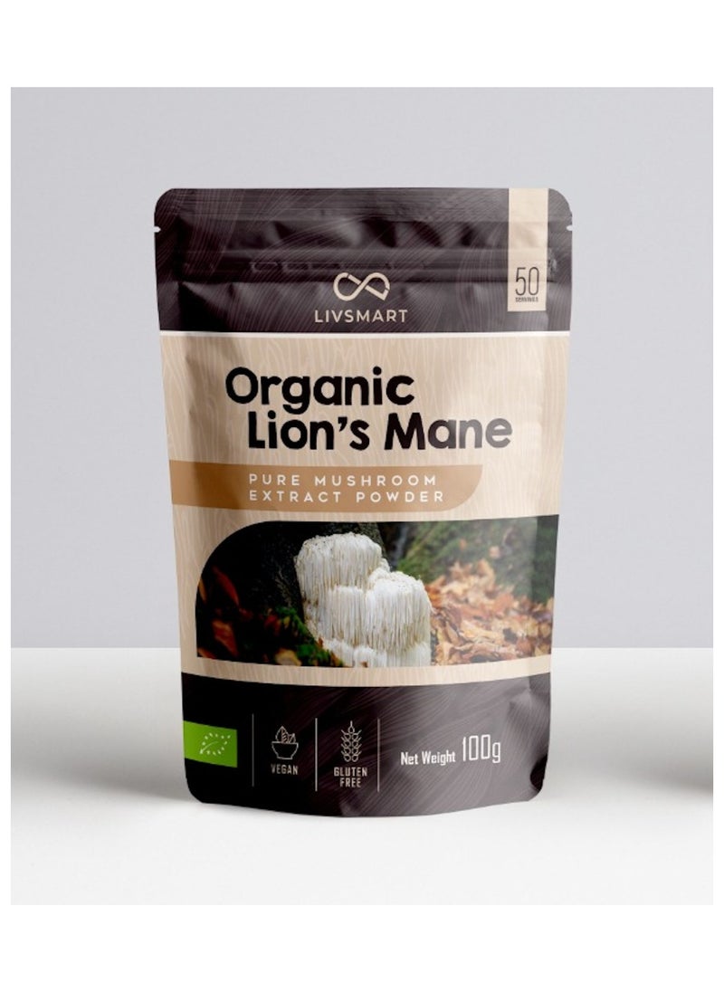 LIVSMART - Livsmart Organic Lions Mane (100g) - Image 1