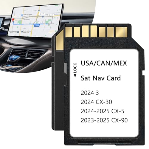 Ardaddyn 2025 Navigation SD Card Compatible with 2024 CX-30, 2024-2025 CX-5, 2023-2025 CX-90, 2025 Latest Navigation SD Card for USA/Mexico/Canada Maps - Image 1