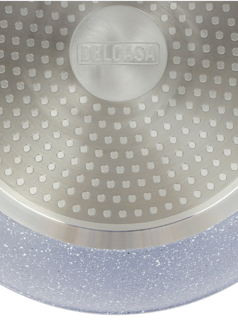 DELCASA Delcasa 28 cm Aluminum Wokpan with Nonstick Granite Coating DC3334  - Image 5