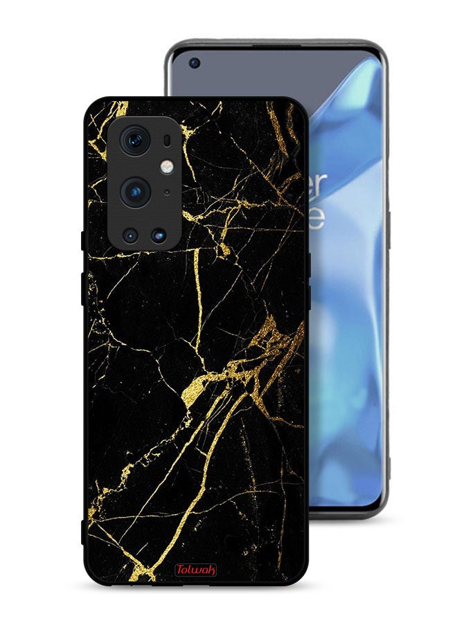 Tolwak OnePlus 9 Pro 5G Protective Case Cover Crack Marble - Image 1