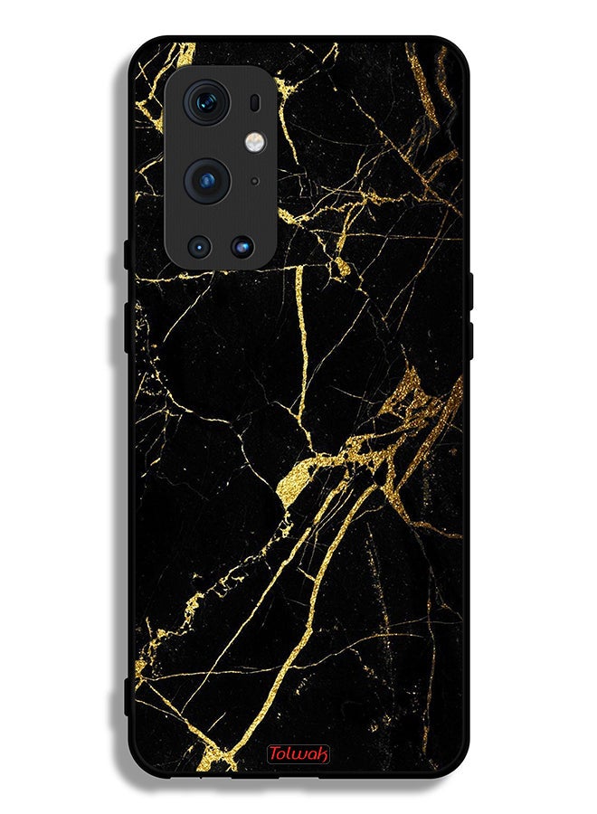 Tolwak OnePlus 9 Pro 5G Protective Case Cover Crack Marble - Image 2