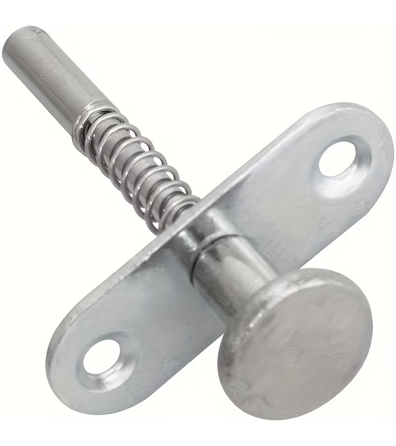 3 Pack Spring Lock Flat Pin Hinge Durable Metal Industrial Hardware for Cabinet Doors Home Office - Image 3