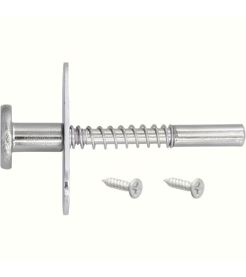 3 Pack Spring Lock Flat Pin Hinge Durable Metal Industrial Hardware for Cabinet Doors Home Office - Image 5