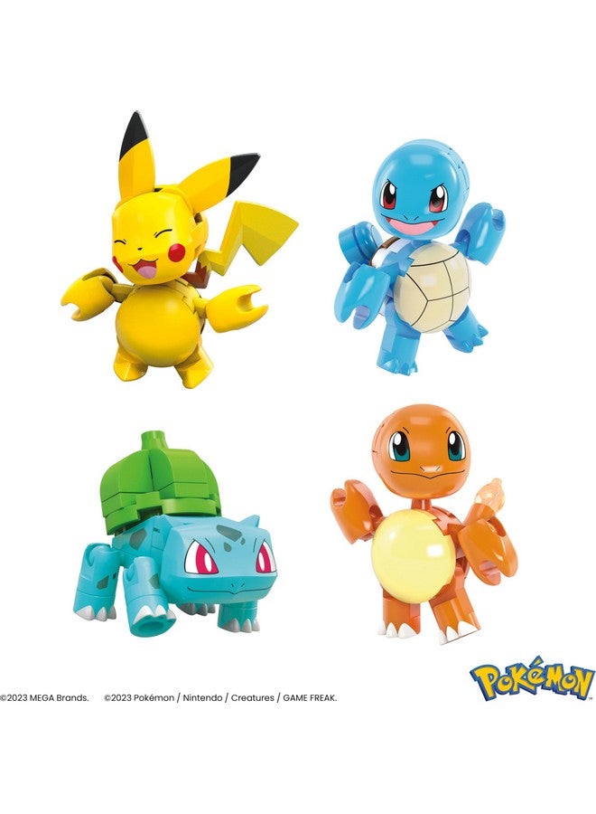 Mega Brands حزمة البداية للمدرب الضخم من بوكيمون 8 كرات بوكيمون مع شخصيات، 191 قطعة بناء، تشمل بولباسور، تشارماندر، سكويرتل وبيكاتشو من بين آخرين، لعبة +6 سنوات (HTJ75) - Image 3