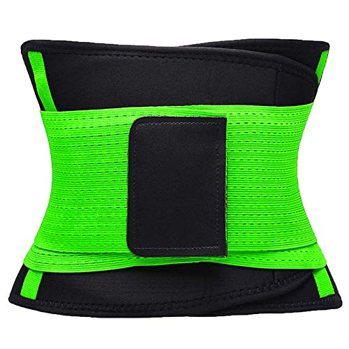 VENUZOR Waist Trainer Belt for Women - Waist Cincher Trimmer - Slimming Body Shaper Belt - Sport Girdle Belt (UP Graded)(Green,Small) - Image 3