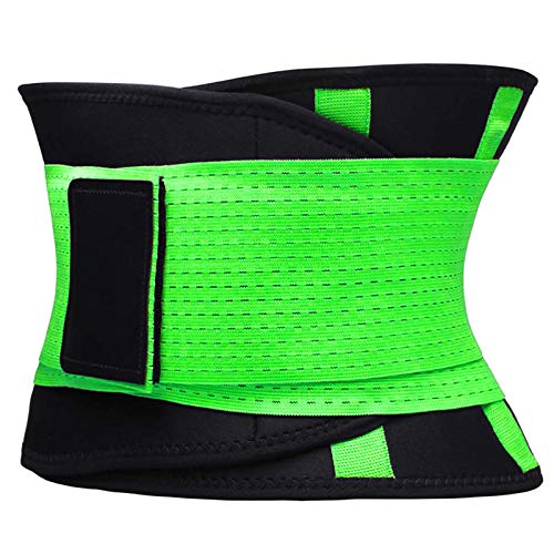 VENUZOR Waist Trainer Belt for Women - Waist Cincher Trimmer - Slimming Body Shaper Belt - Sport Girdle Belt (UP Graded)(Green,Small) - Image 5