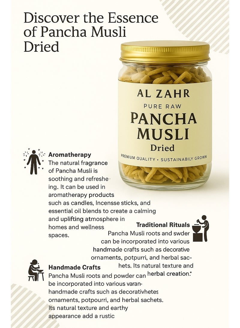 زهر بانشا موسلي - جذور مجففة | نقية وطبيعية ١٠٠٪ - فرز يدوي، مزروعة بشكل مستدام | حيوية طبيعية، قوة - Image 5