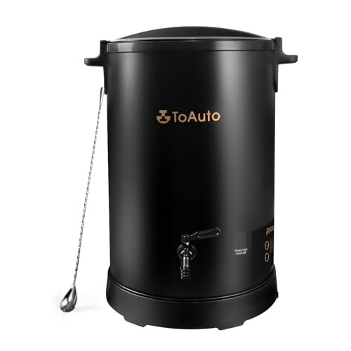 TOAUTO 30Lbs Digital Commercial Wax Melter for Candle Making Large Electric Wax Melting Pot for Candle Making Business with Temperature Control & Quick Pour Spout AC120V / 1100W - Image 3