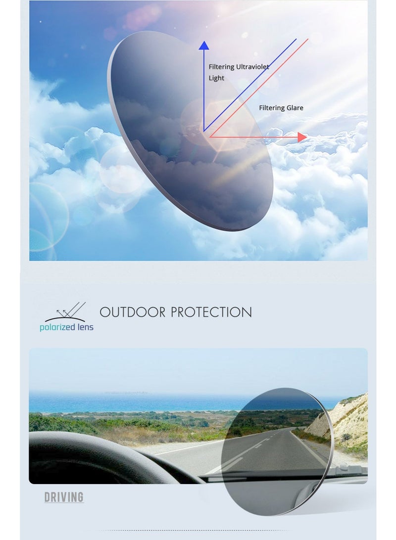 KDEAM UV400 Polarized Sunglasses for Men Women Outdoor Driving Sports Eyewear - Image 5