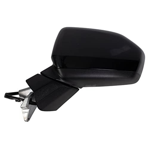 TRQ Driver Side Power Heated Mirror Smooth Black Paint to Match Compatible with 2020-2022 Hyundai Palisade HY1320275 - Image 3