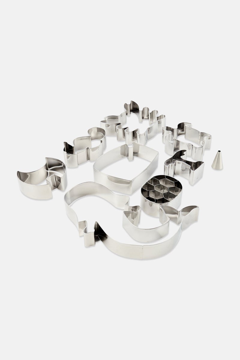 KitchenCraft Sweetly Does It 3D Standing Under The Sea Cookie Cutter Set, Silver - Image 2