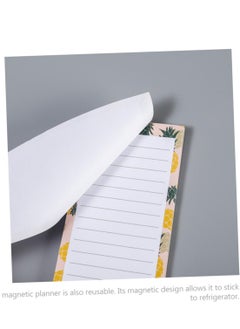 Daytoyz Magnetic Message Board Fridge Magnets Todo List Magnets for Fridge Notepad memo pad Magnetic Back Notepad Magnetic Message Notepad Adhesive Tape  - Image 2