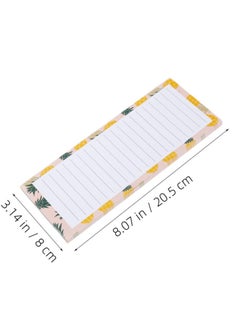 Daytoyz Magnetic Message Board Fridge Magnets Todo List Magnets for Fridge Notepad memo pad Magnetic Back Notepad Magnetic Message Notepad Adhesive Tape  - Image 3