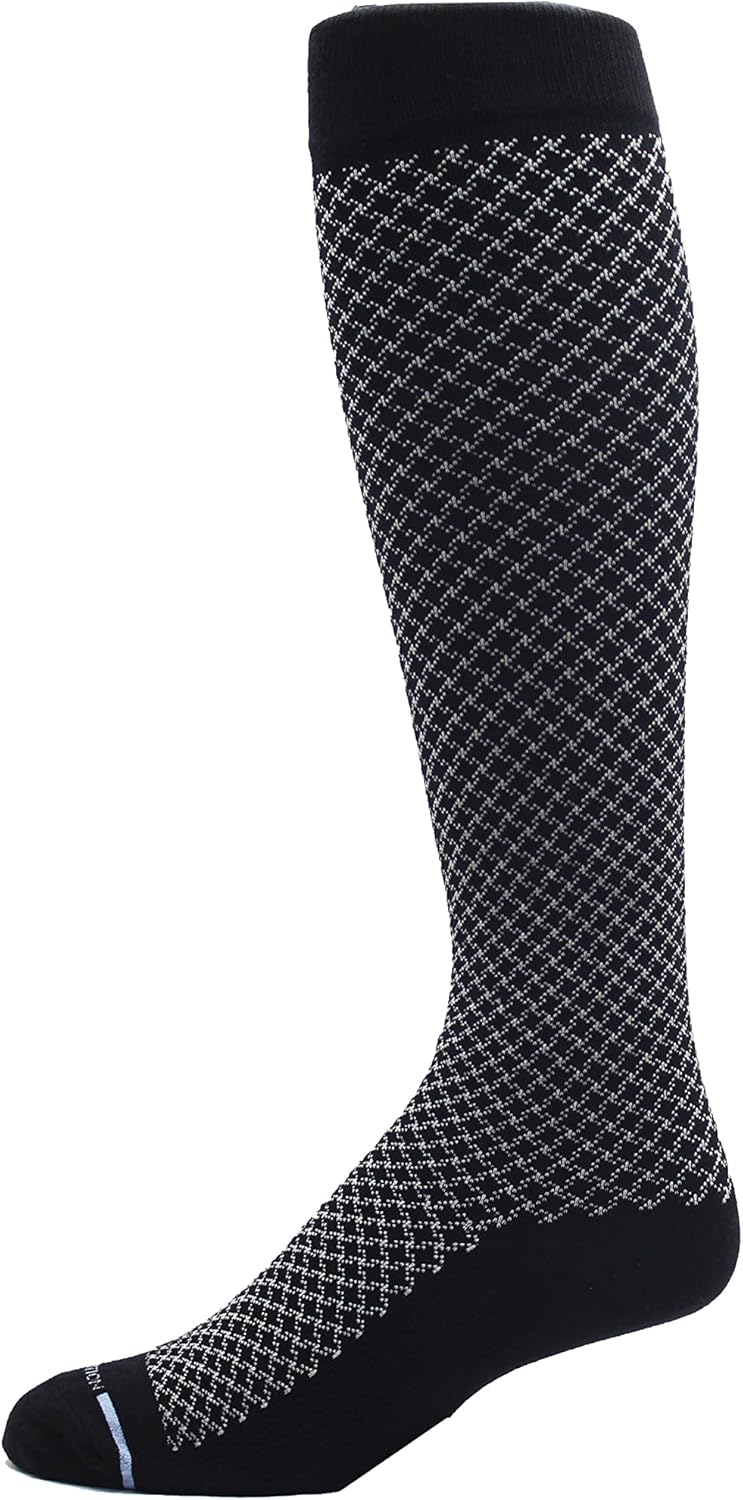 Dr Motion 4 Pairs Men's Athletic Traveler Graduated Compression Knee High Socks - Image 2