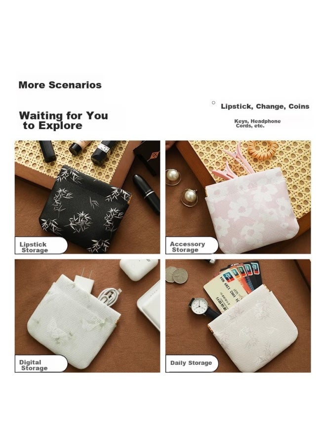 Right Away Small Cosmetic Bag For Women, Portable, Simple, Mini Storage Pouch For Lipstick And Toiletries - Image 5
