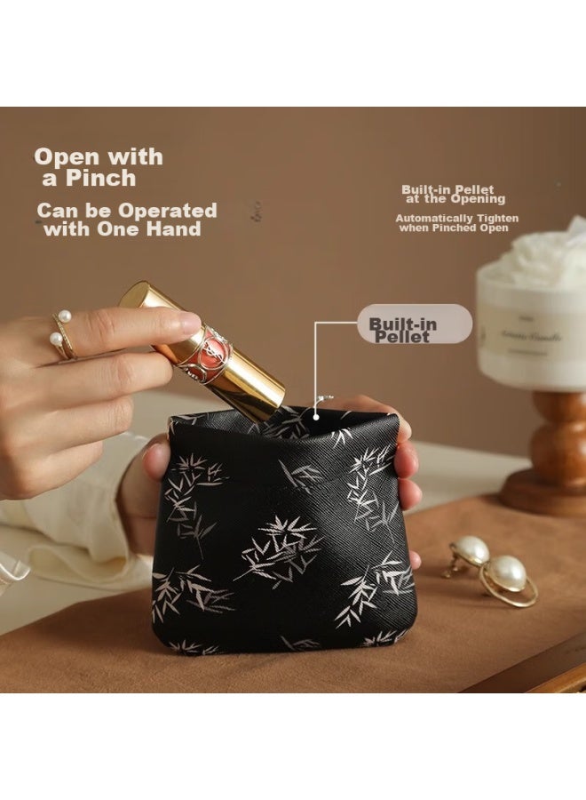 Right Away Small Cosmetic Bag For Women, Portable, Simple, Mini Storage Pouch For Lipstick And Toiletries - Image 4