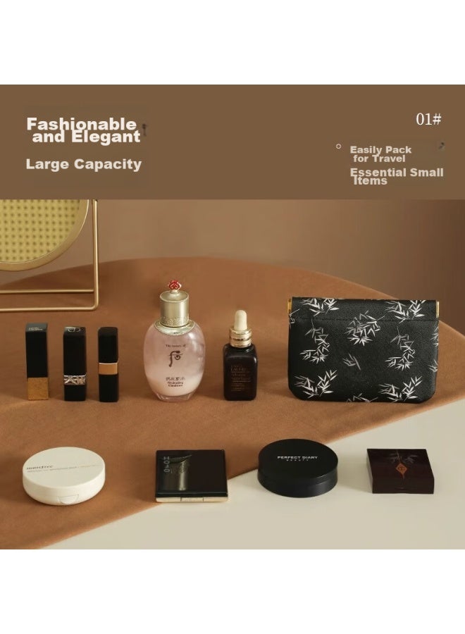 Right Away Small Cosmetic Bag For Women, Portable, Simple, Mini Storage Pouch For Lipstick And Toiletries - Image 2