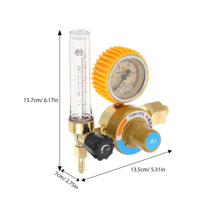 Argon Gas Regulator With Pressure Gauge Flow Fall Design Indicator - Image 3