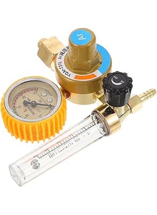 Argon Gas Regulator With Pressure Gauge Flow Fall Design Indicator - Image 1