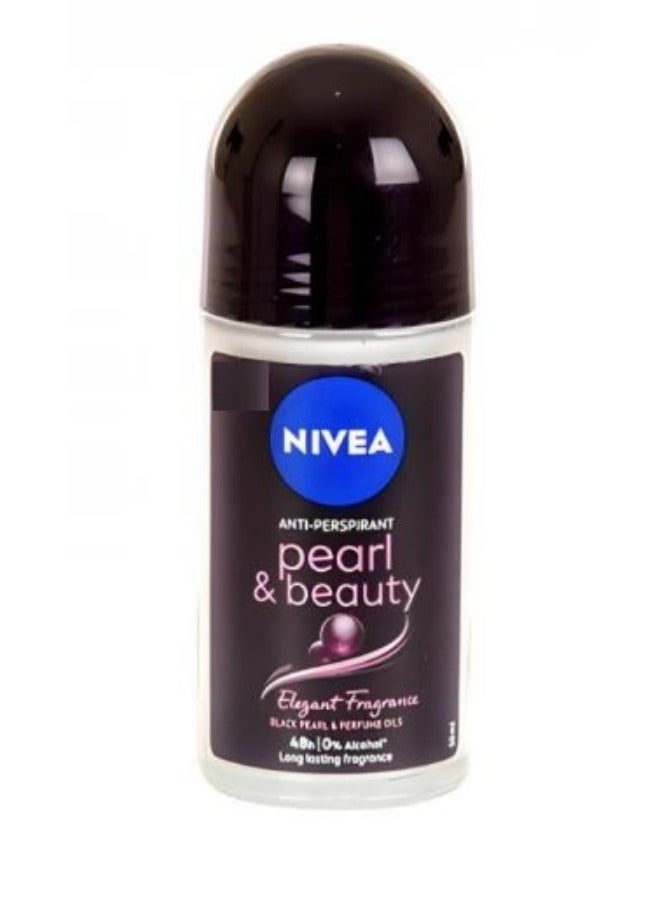 Nivea Antiperspirant For Women Roll On Pearl & Beauty Elegant 50 Ml - Image 2