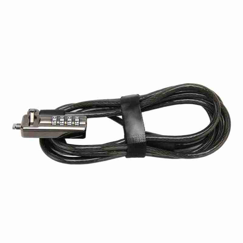 Laptop Cable Lock Theft Deterrent Keyless Lock Laptop Lock Security Cable with 4 Digit Password Protections for Lenovo Black - Image 2