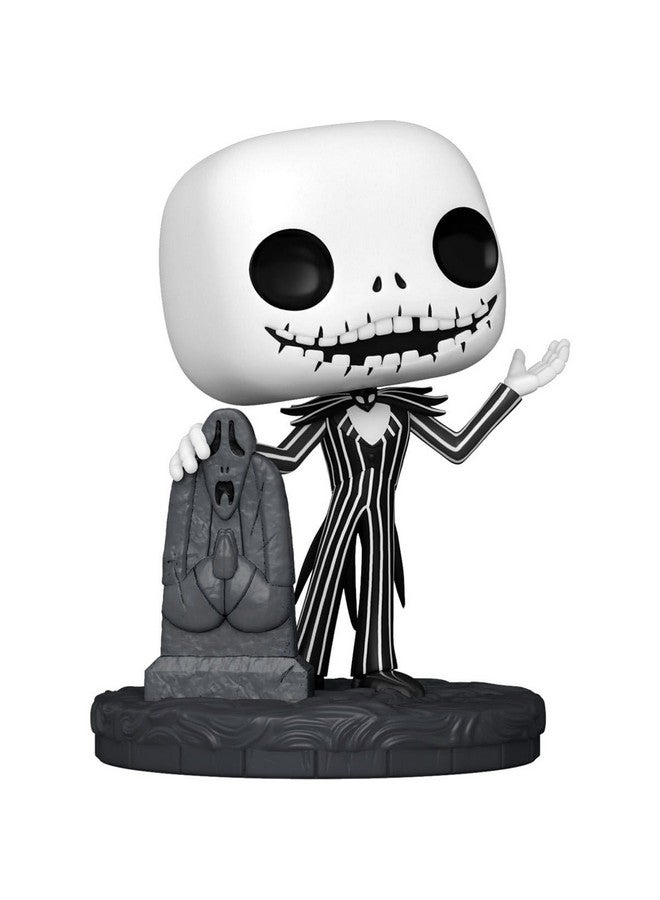 Funko فانكو بوب! ديزني: كابوس قبل عيد الميلاد 30 - جاك سكلينجتون مع شاهد القبر - تمثال فينيل قابل للجمع - فكرة هدية - منتجات رسمية - للأطفال والكبار - عشاق الأفلام - Image 1