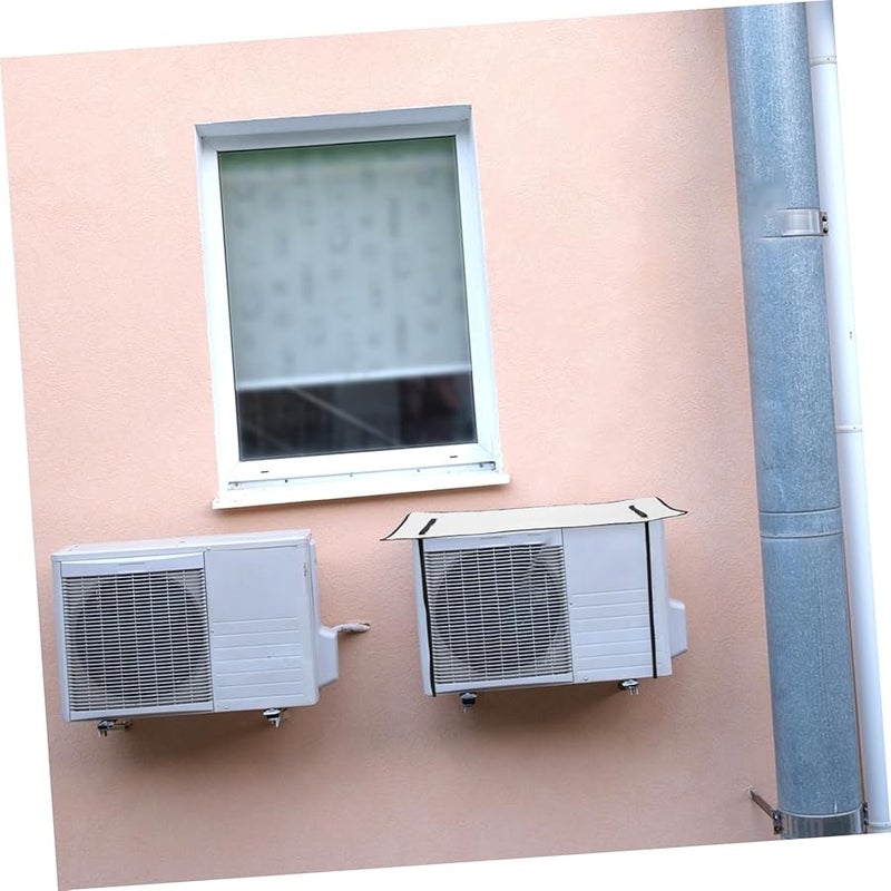 غطاء وحدات التكييف الخارجية من رقائق الألومنيوم للحماية مع حبل الربط 5 قطع - Image 3