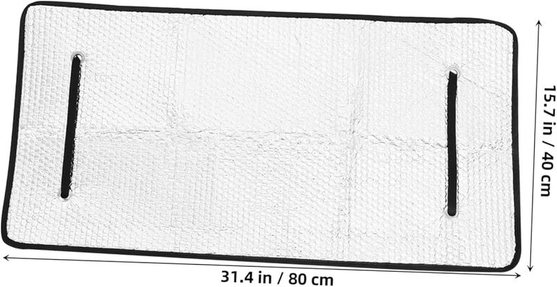 غطاء وحدات التكييف الخارجية من رقائق الألومنيوم للحماية مع حبل الربط 5 قطع - Image 4