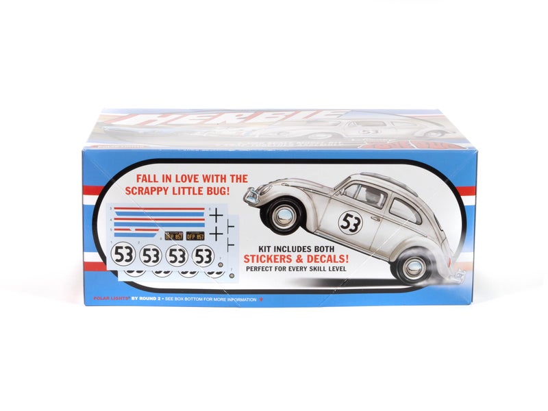 Polar Lights Herbie Beetle Model Kit 1:25 Scale â€“ SNAP Together, No Glue or Paint Required - Image 5