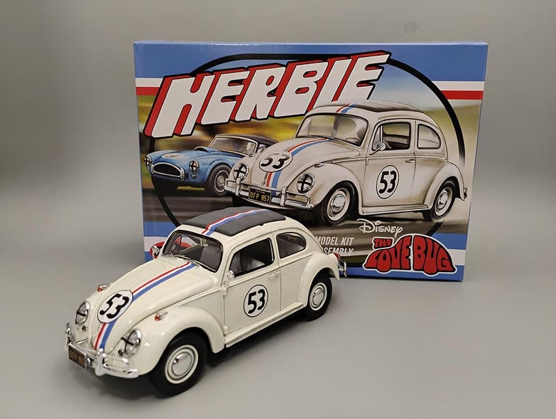 Polar Lights Herbie Beetle Model Kit 1:25 Scale â€“ SNAP Together, No Glue or Paint Required - Image 3