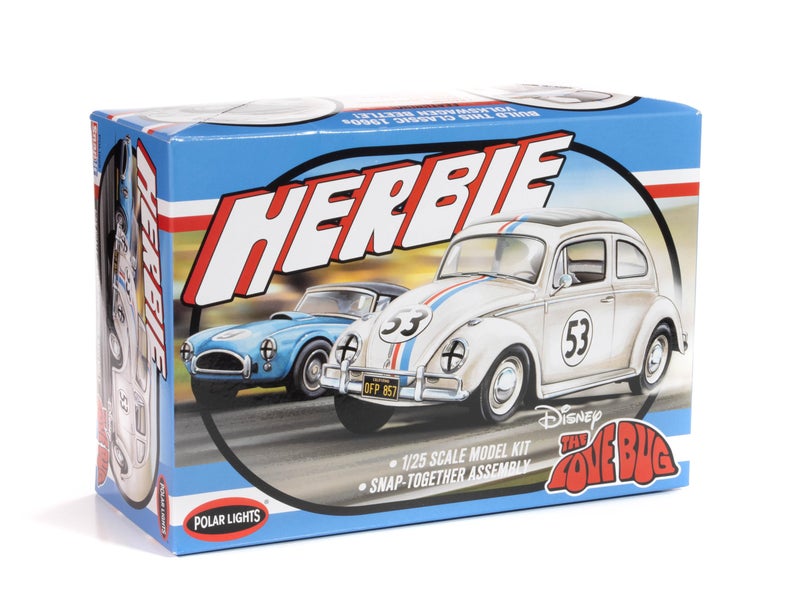 Polar Lights Herbie Beetle Model Kit 1:25 Scale â€“ SNAP Together, No Glue or Paint Required - Image 2