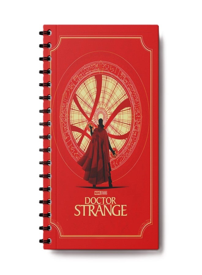 zenithink Doctor Strange Marvel Wiro Journal Notebook | 80 gsm Paper With 350GSM Hard Cover | Unruled | Pages - 160 | A5 Size | Wiro Binding | Versatile for School, Home & Office - Image 1