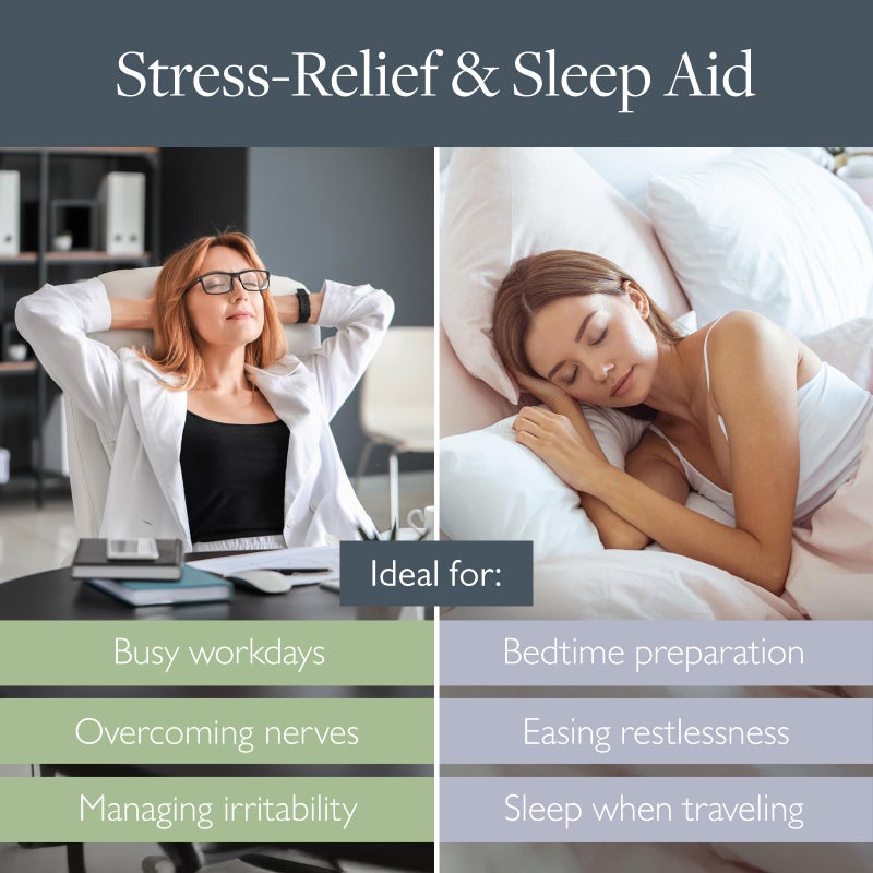 Scentered Aromatherapy Balm Stick Duo for Sleep & Stress-Relief - Roll On Essential Oil Blends of Lavender & Chamomile - Aromatherapy Gifts for Women - Sleep Well & De-Stress - Image 3