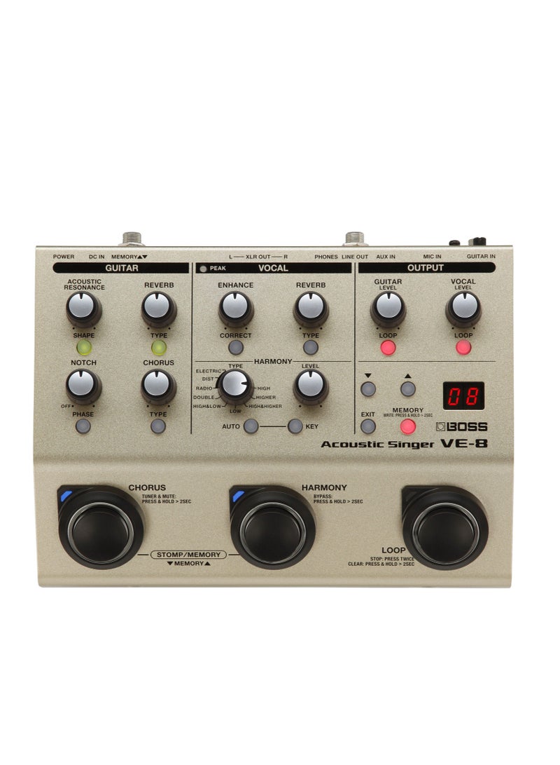 BOSS بوس VE-8 مغني أكوستيك - Image 1