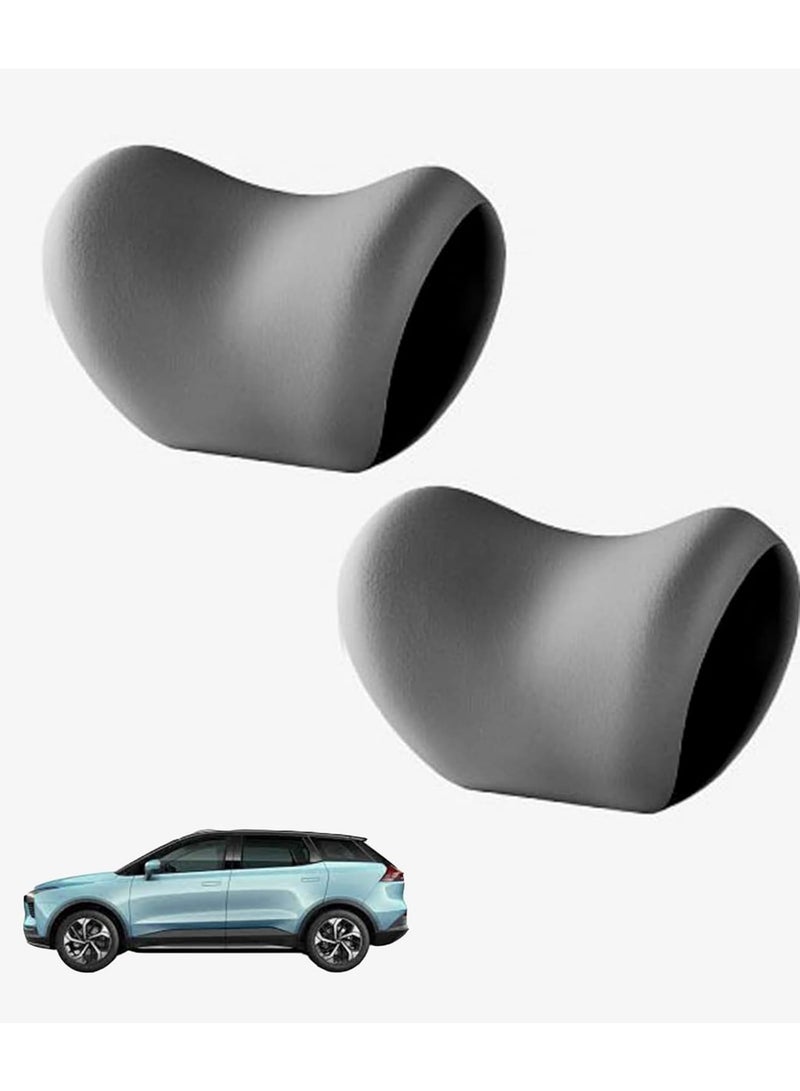 SOLARAE Car Neck Support Pillow, Neck & Lumbar Support Pillow for Neck Pain Relief, Car Memory Foam Neck Pillow for Car Seat, Car, Travel, Home & Office, Relieve Fatigue (2 Pcs) - Image 1
