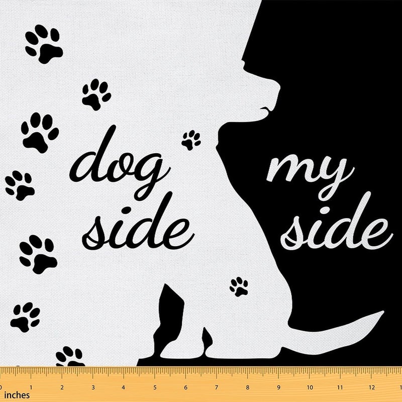 Non sticky surface Dog Paw Print Fabric by The Yard,Morden Style Decor Fabrics for Sewing Lovers,Puppy Animal Pet Rustic Theme Fabric for DIY Soft Flannel Polyester No Stretch and Home,Black White 5 Yards,180" L x 59" W Permanent & temporary usable Multi-market matching options Multi-color available build Long use oriented quality Long term heavy use compatible Worldwide popular practical build Simple multifunctional build Upgraded classic design Globally spread simple design Wide daily application Widely used design All need matching options Globally popular elegant design Global trendy simple build Climate adapted upgraded quality Trendy versatile build Global versatile design Room to room portable Repeated use resistant selected material Fault optimized construction Home & professional compatible Gulf market standard build General standard crafted Batch uniform stable quality - Image 1