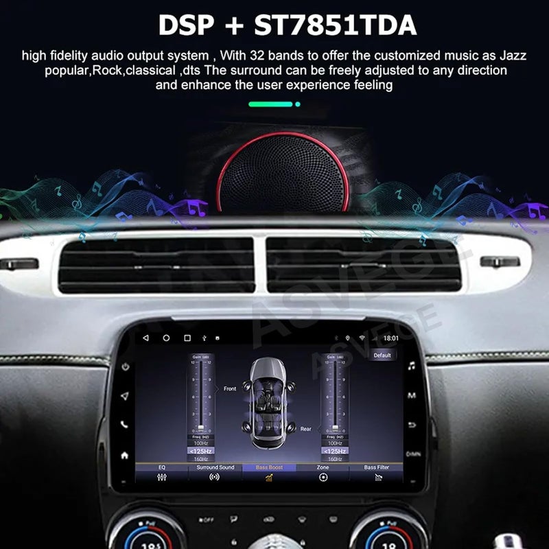 ASVEGE 8 Inch Android Car Stereo with AC Panel for Chevrolet Camaro 2010-2015 - Image 4
