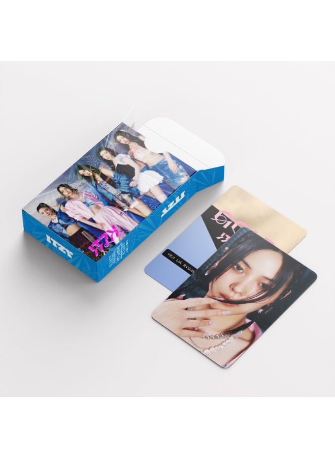 Itzy Peripheral Photos Random Card Collection Card Choi Ji-soo Shin Yoo-na Hwang Lai-ji Double-sided Lomo Card - Image 3